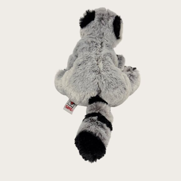 Ganz Webkinz Gray and Black Plush Raccoon Stuffed Animal Toy NO CODE - Picture 4 of 7